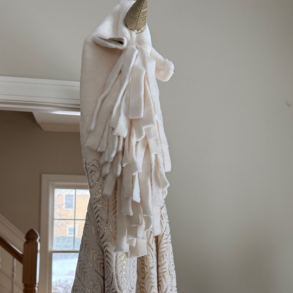 White Unicorn Hooded Blanket by justice